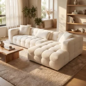 Tuffty Boucle sofa 1 Tuffty Boucle sofa